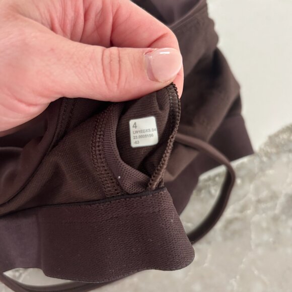 Lululemon Wunder Train Strappy Tank Top Espresso - Picture 6 of 7